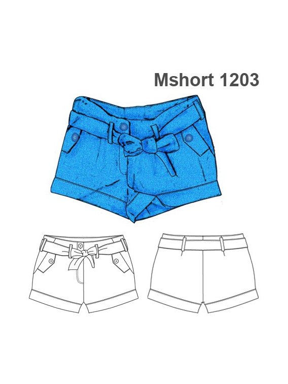 SHORT BASTILLA MUJER 1203