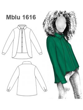 BLUSA CAMISA CAMISERA CON CAPA MUJER