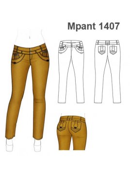 PANTALON JEANS MUJER 1407