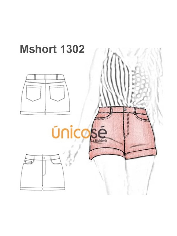 SHORT JEANS MUJER 1302