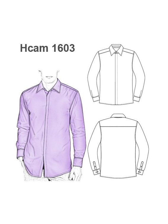 MOLDES CAMISA BASICA HOMBRE