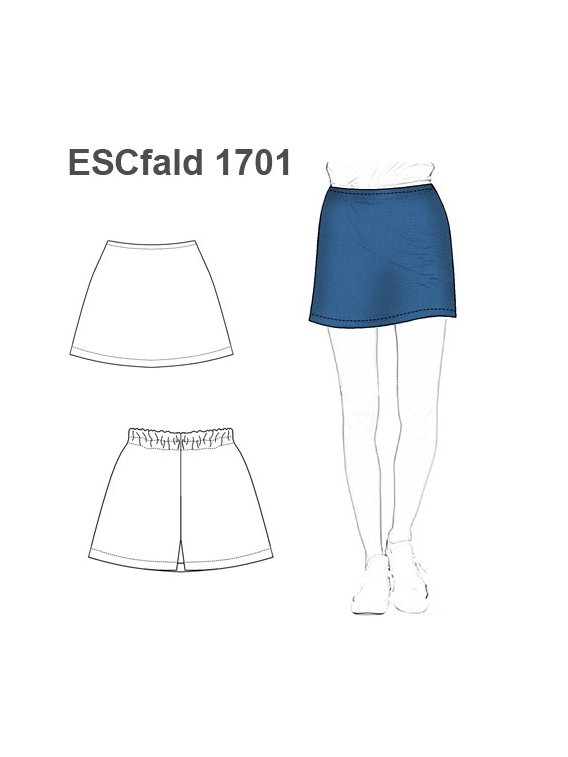 FALDA POLLERA SHORT  ESCOLAR COLEGIAL IN