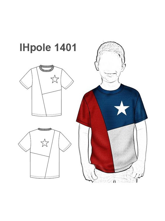 POLERA BANDERA CHILENA