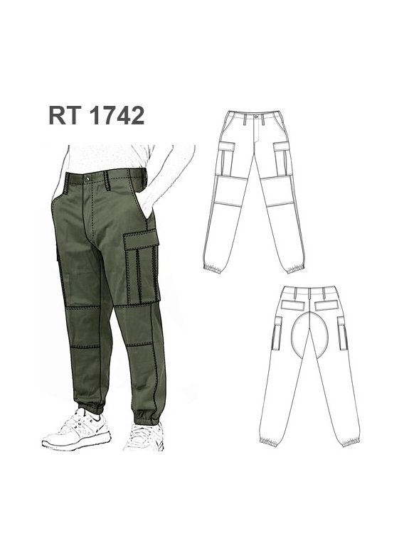 PANTALíÍN MILITAR HOMBRE