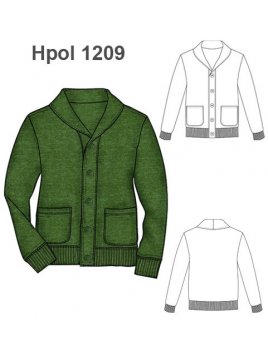 POLERON SMOKING HOMBRE 1209