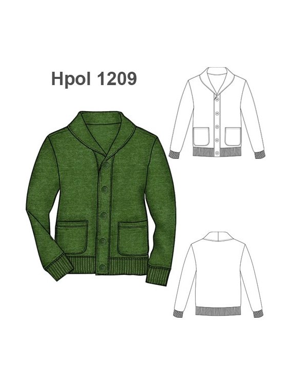 POLERON SMOKING HOMBRE 1209