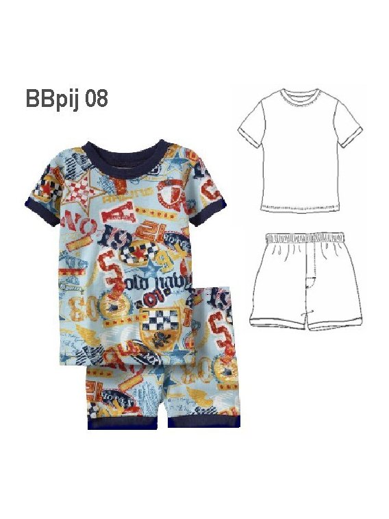 PIJAMA 2 PIEZAS BEBE 0908