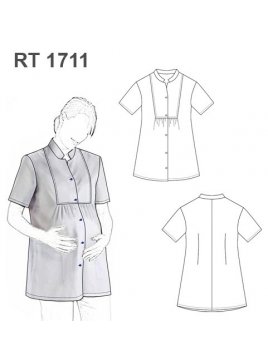 BLUSA TRABAJO MATERNAL RT 1711