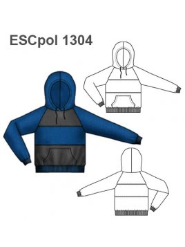 POLERON CANGURO ESCOLAR 1304