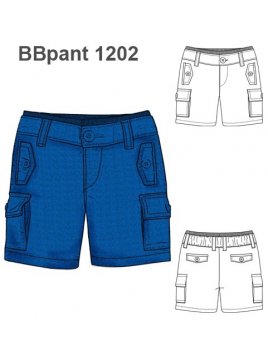 PANTALON SHORT BEBE 1202