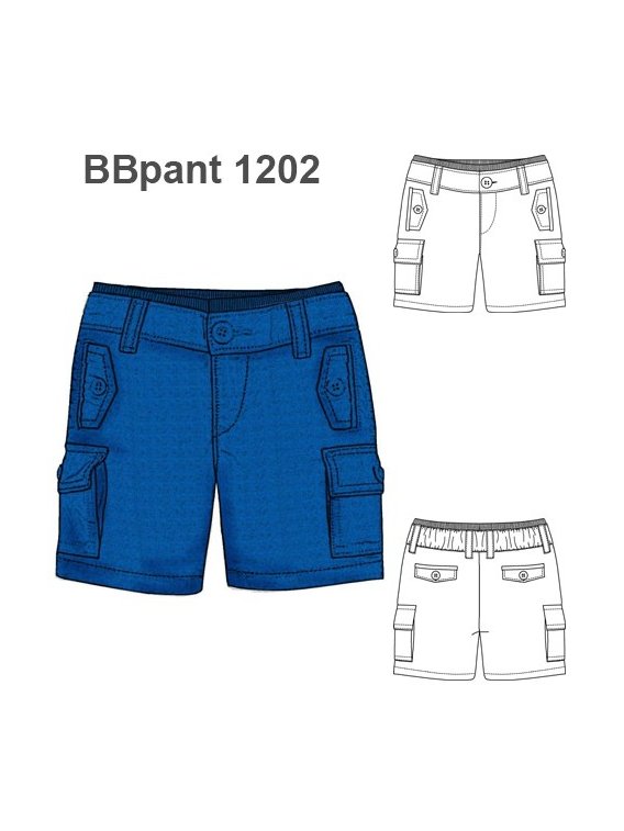 PANTALON SHORT BEBE 1202