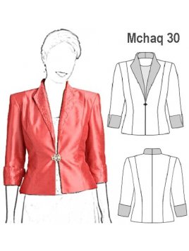 CHAQUETA FIESTA MUJER, MANGA 3/4.