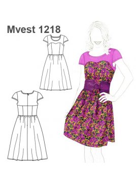 VESTIDO CORTE CORAZON