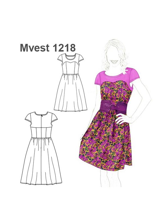VESTIDO CORTE CORAZON