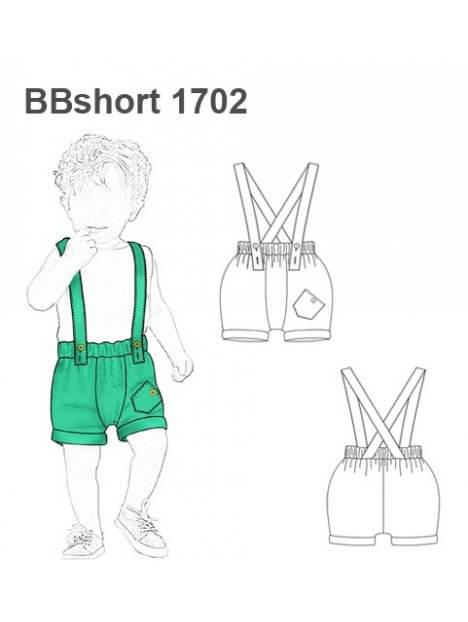 SHORT TIRANTES BEBE