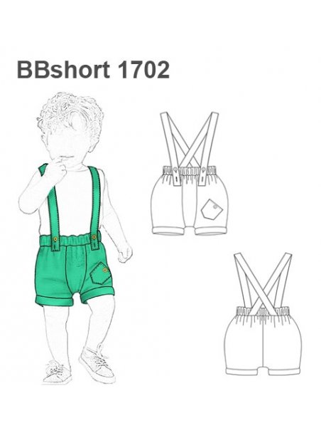 SHORT TIRANTES BEBE