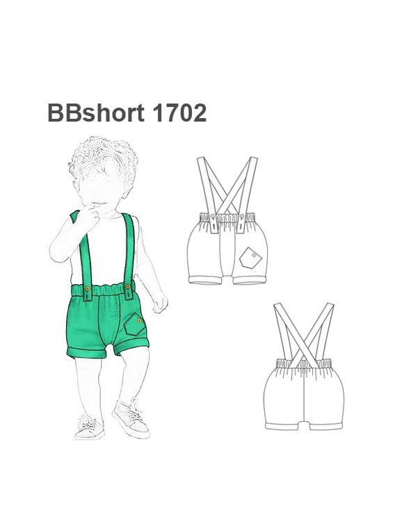 SHORT TIRANTES BEBE