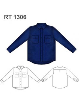 CAMISA TRABAJO CLASICA RT 1306