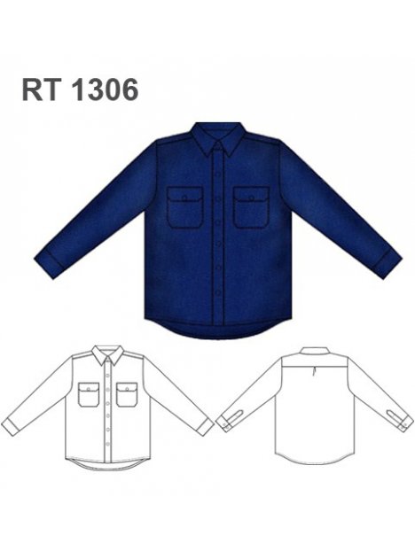 CAMISA TRABAJO CLASICA RT 1306