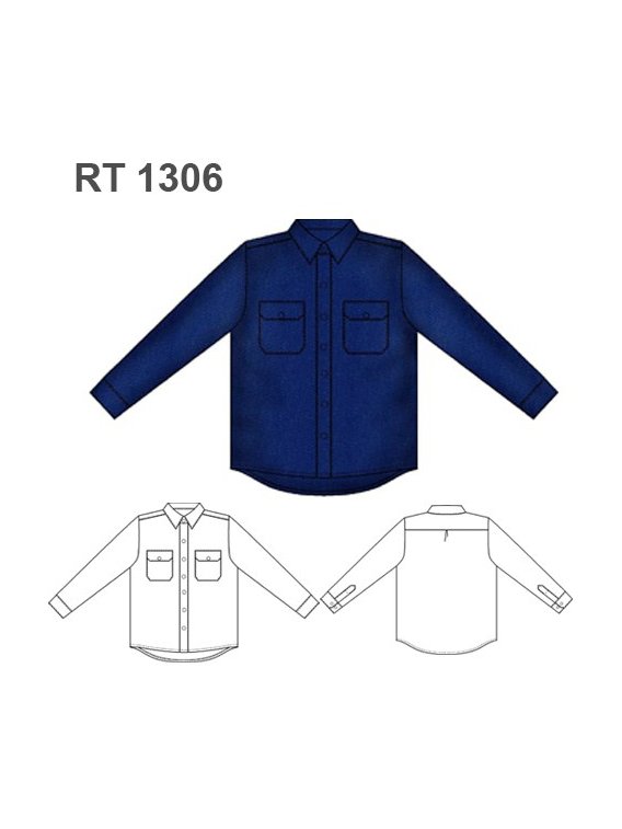 CAMISA TRABAJO CLASICA RT 1306