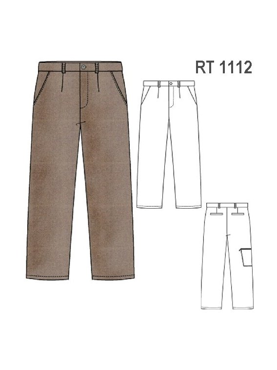 PANTALON BASICO DE TRABAJO RT 1112