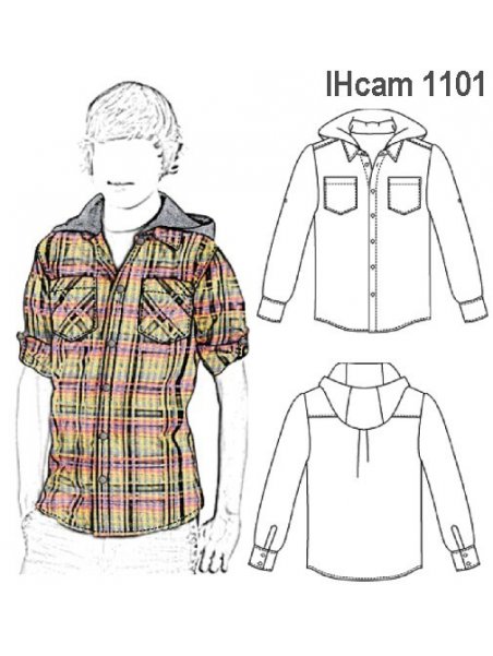 CAMISA CON GORRO 