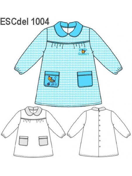 DELANTAL PARVULO ESCOLAR 1004