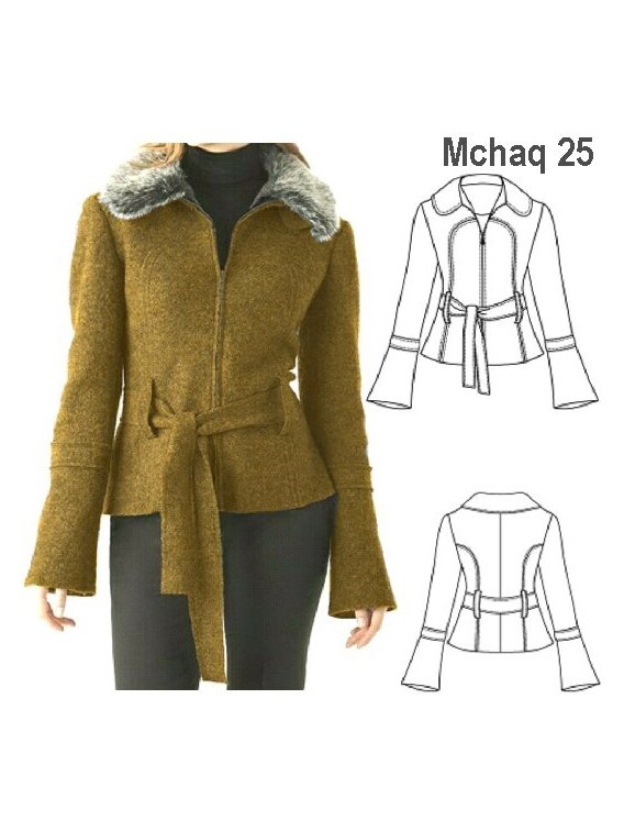 CHAQUETA CON CIERRE MUJER
