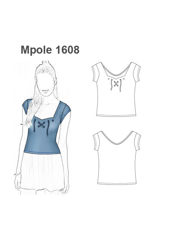 POLERA REMERA CORTA MUJER