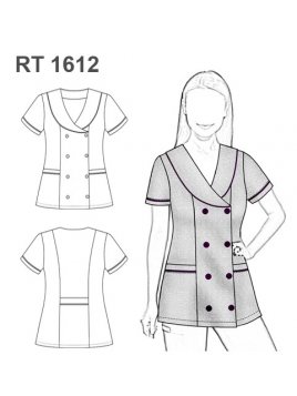 DELANTAL CRUZ ROJA RT 1612