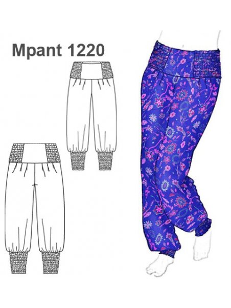 PANTALON BOMBACHO MUJER 1220