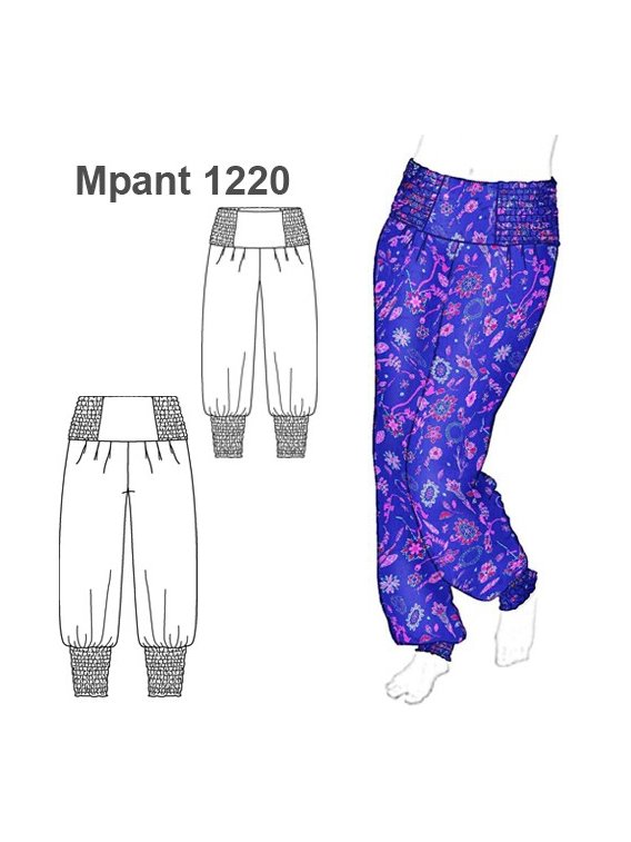 PANTALON BOMBACHO MUJER 1220