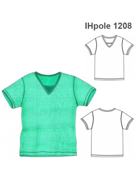 POLERA ESCOTE DOBLE