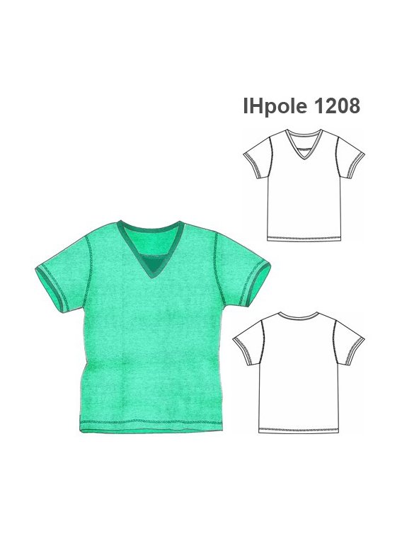 POLERA ESCOTE DOBLE