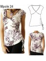POLERA RECOGIDA MUJER,