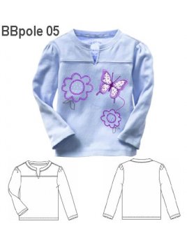 POLERA MANGA LARGA BEBE MANGA 