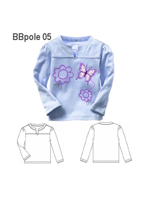 POLERA MANGA LARGA BEBE MANGA 