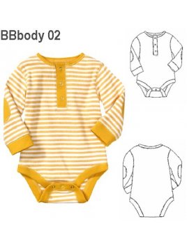 BODY MANGA LARGA BEBE