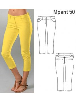 PANTALON CAPRI MUJER 0950