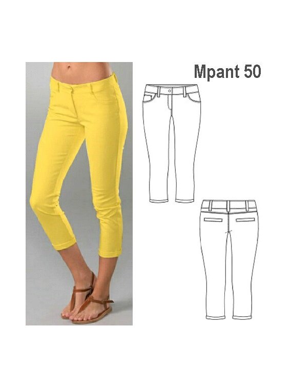 PANTALON CAPRI MUJER 0950