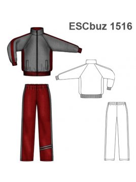 MOLDES PATRONES BUZOS JOGGINS UNISEX ESC