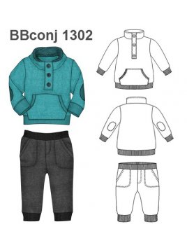 CONJUNTO BUZO BEBE 1302