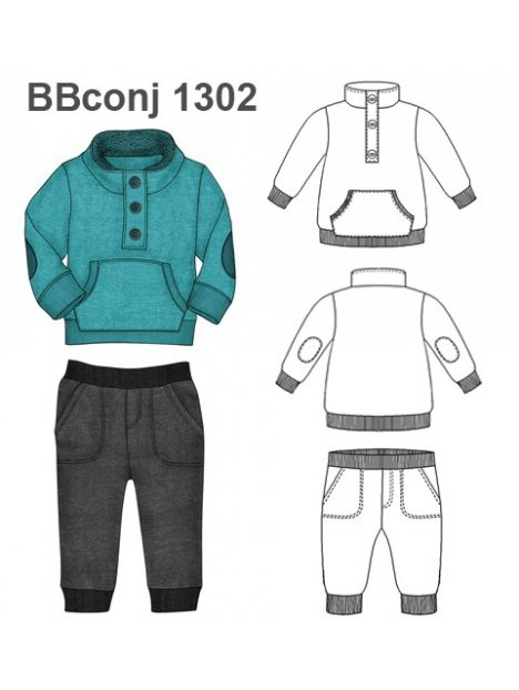 CONJUNTO BUZO BEBE 1302