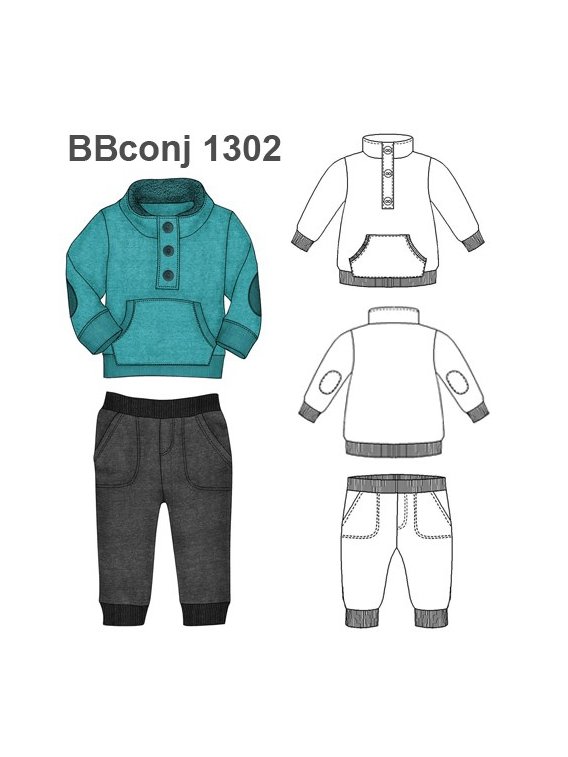 CONJUNTO BUZO BEBE 1302