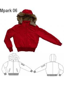 PARKA CON PIEL MUJER,