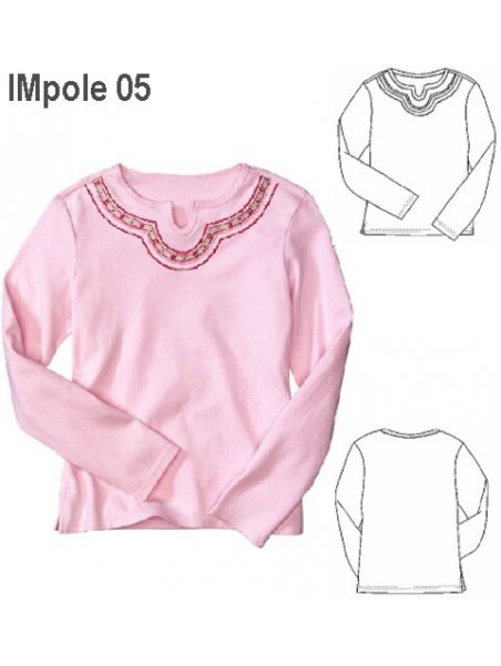 POLERA BORDADO 