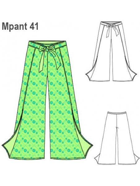 PANTALON PAREO MUJER 0941
