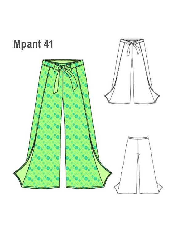 PANTALON PAREO MUJER 0941