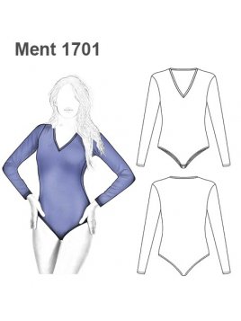 BODY BASICO ESCOTE V MANGA LARGA Y CORTA