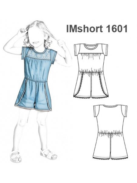SHORT ENTERITO NIÑA 1601